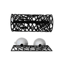 Aquarium Fish Resting Tunnel Hiding House for Betta Shrimp Small Fish Tank Decor - Black