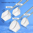 Retractable Fish Net for Fish Tank Pocket Fishing Net with Handle Aquarium Tools - Square-S