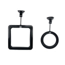 Fish Feeding Ring Aquarium Fish Tank Feeder Floating Fish Food Feeder Fish Food Black - Black Square