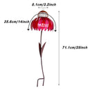 Decorative Metal Flower Garden Bird Feeder Outdoor Hanging Birdseed Feeder