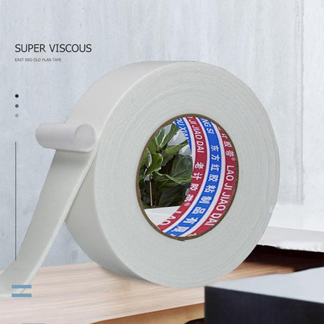 Double Sided White PE Foam Sticky Tape Mounting DIY Craft Strong Adhesive 2.5m - 10mm*2.5m