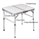 Portable Folding Table Outdoor Picnic Camping Barbecue Lightweight Travel Desk