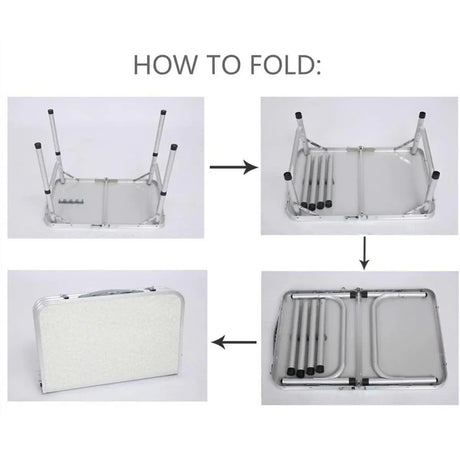 Portable Folding Table Outdoor Picnic Camping Barbecue Lightweight Travel Desk