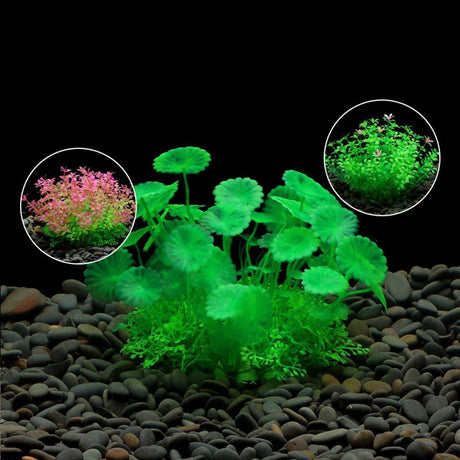 Artificial Water Grass Fish Tank Decoration Aquarium Landscape Simulation Plants - 03-3PCS