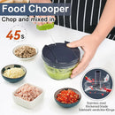 Garlic Press Chopper Slicer Hand Presser Grinder Crusher Home Kitchen Tools Use - 600ml