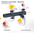 Garlic Press Chopper Slicer Hand Presser Grinder Crusher Home Kitchen Tools Use - 600ml