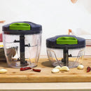 Garlic Press Chopper Slicer Hand Presser Grinder Crusher Home Kitchen Tools Use - 600ml