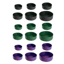 5x Felt Planting Bag Round Vegetable Garden Flower Seedling Grow Bags for Plants - Green-70*30cm