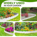 20PCS Garden Edging Fence Decorative Plastic Lawn Border Panels Landscaping - Green