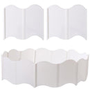 20PCS Garden Edging Fence Decorative Plastic Lawn Border Panels Landscaping - Green