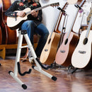 A Type Folding Guitar Stand Portable Holder for Acoustic Electric Bass