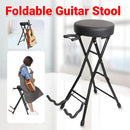 Folding Guitar Stool With Stand Suitable for Acoustic Electric Guitar Performance