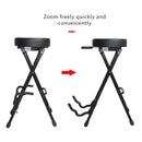 Folding Guitar Stool With Stand Suitable for Acoustic Electric Guitar Performance