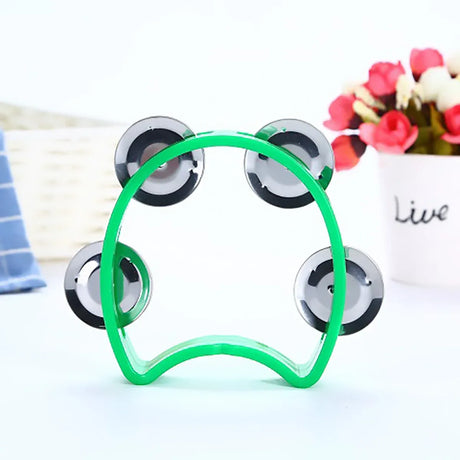 Hand Cranked Bell Set 4PCS Four Ring Bells Hand Held Musical Instrument