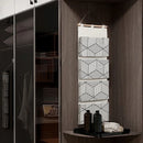2PCS Multi Layer Wall Mounted Hanging Closet Storage Bag Wardrobe Organizer