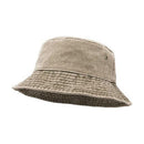 Unisex Men Women Washed Cotton Outdoor Camping Sports Bucket Hats Fisherman Hat - Blue 2
