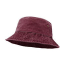 Unisex Men Women Washed Cotton Outdoor Camping Sports Bucket Hats Fisherman Hat - Blue 2
