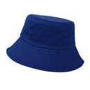 Unisex Men Women Washed Cotton Outdoor Camping Sports Bucket Hats Fisherman Hat - Blue 2
