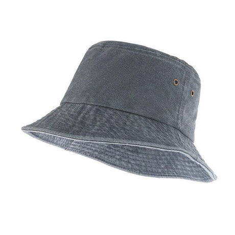 Unisex Men Women Washed Cotton Outdoor Camping Sports Bucket Hats Fisherman Hat - Orange
