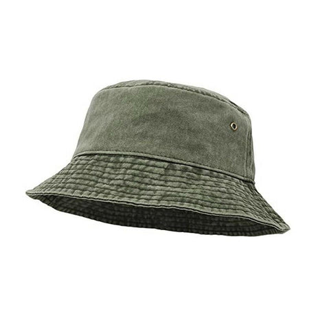 Unisex Men Women Washed Cotton Outdoor Camping Sports Bucket Hats Fisherman Hat - Pink