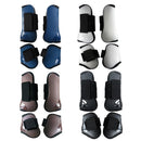 4pcs Show Jumping Horse Leg Warmers Gaiters for Joint Protection Equine Gear - White