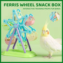 Interactive Parrot Educational Toys Bird Cage Training Supplies Xuan Feng Peony