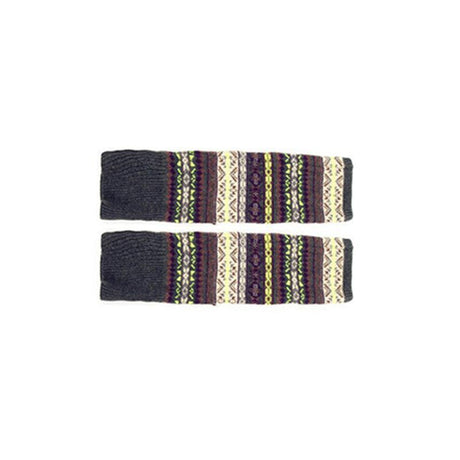 Women Ladies Winter Warm Knit Wool Leg Warmer Woolen Knee Knit Socks Leggings - Khaki