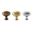 Pigeon Egg Cabinet Handle Single Hole French Style Drawer Pull for Door Closet - Mocha Copper