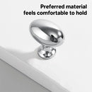 Pigeon Egg Cabinet Handle Single Hole French Style Drawer Pull for Door Closet - Mocha Copper