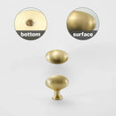 Pigeon Egg Cabinet Handle Single Hole French Style Drawer Pull for Door Closet - Mocha Copper