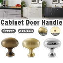 Pigeon Egg Cabinet Handle Single Hole French Style Drawer Pull for Door Closet - Mocha Copper