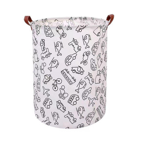 Foldable Laundry Basket Dirty Clothes Hamper Toy Storage Organizer Storage Bin - Cars