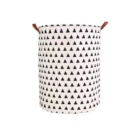 Foldable Laundry Basket Dirty Clothes Hamper Toy Storage Organizer Storage Bin - English Letters