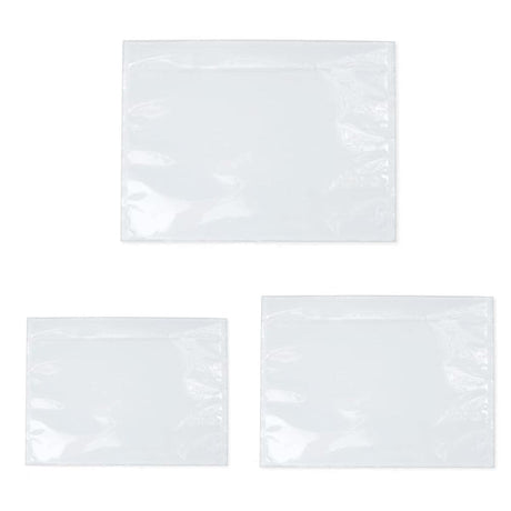 Plastic Bags 100PCS Transparent Zip Lock Clear Resealable Storage Packaging - 15x22cm