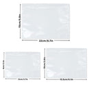 Plastic Bags 100PCS Transparent Zip Lock Clear Resealable Storage Packaging - 8x12cm