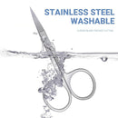 Eyebrow Trimming Scissors Eyelash Nose Hair Cutter Manicure Tweezers