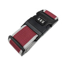 Luggage Strap Code Password Travel Suitcase Secure Lock Safe Nylon Packing Belt - Orange