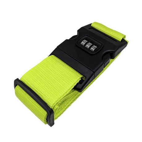 Luggage Strap Code Password Travel Suitcase Secure Lock Safe Nylon Packing Belt - Rainbow