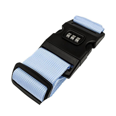 Luggage Strap Code Password Travel Suitcase Secure Lock Safe Nylon Packing Belt - Rainbow