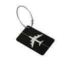 Luggage Tag Aluminum Travel Baggage Suitcase Identity Address Name Label Cards - Purple