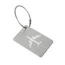 Luggage Tag Aluminum Travel Baggage Suitcase Identity Address Name Label Cards - Purple