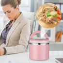 1L Large Capacity Stainless Steel Insulated Lunch Box Food Container Durable - Green