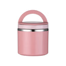 1L Large Capacity Stainless Steel Insulated Lunch Box Food Container Durable - Pink