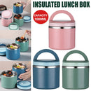 1L Large Capacity Stainless Steel Insulated Lunch Box Food Container Durable - Pink