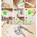 T3 T5 T8 Snap Pliers Tool Kit for Plastic Snaps Fastener Manual Installation Set