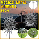 98CM Kinetic Metal Wind Spinner Garden Windmill Outdoor Sculpture Decoration