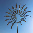 98CM Kinetic Metal Wind Spinner Garden Windmill Outdoor Sculpture Decoration