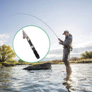 Portable Mini Fishing Rod Fishing Gear Compact Travel Rods for Outdoor Sports - 235cm