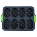 Silicone Cake Mould Oval 8 Compartment Non Stick Baking Pan Kitchen Tools Set