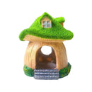 Aquarium Moss Mushroom House Aquascape Crafts Fish Shrimp Hiding Decoration - House With Window